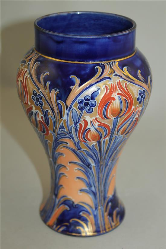 A Macintyre Alhambra baluster shaped vase, c.1903, 17.5cm